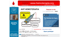 Desktop Screenshot of hemoterapia.org